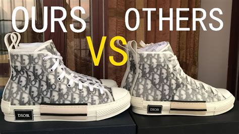 fake dior sneakers vs real|are dior heels genuine.